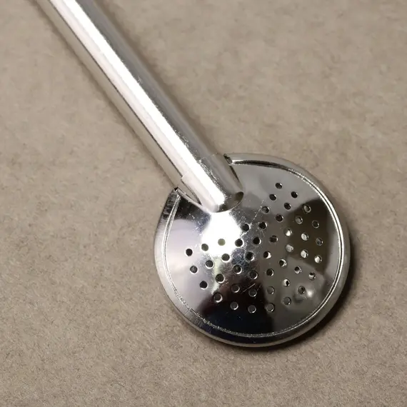 Бомбилья круглая, нержавеющая сталь, 19 см оптом в BestTea, фото , изображение 4