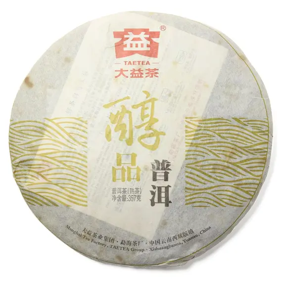 Чай пуэр TAETEA Блин Шу 315-357 г в чайном магазине BestTea, фото 