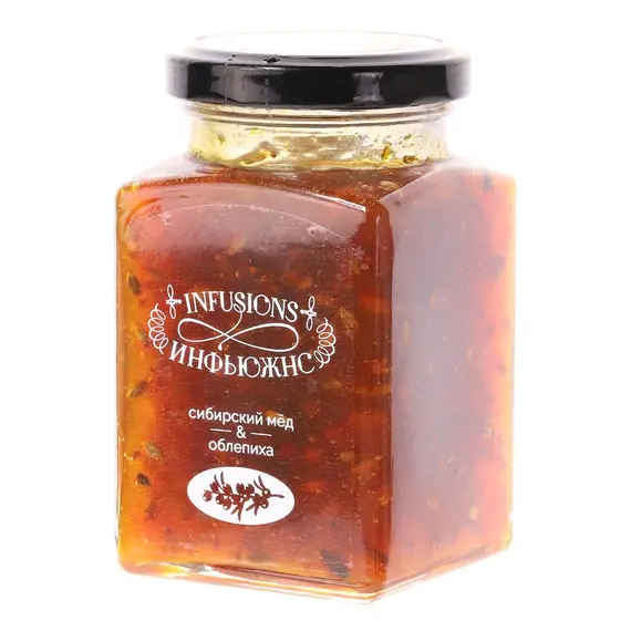 Десерт медовый Сибирский мед & облепиха 300г оптом в BestTea, фото 