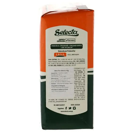 Йерба мате Selecta Clasica 1000 г, Вес г: 1000 оптом в BestTea, фото , изображение 4