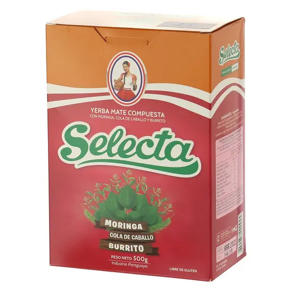 Йерба мате Selecta Compuesta Moringa cola de Caballo y Burrito  500 г оптом в BestTea, фото 