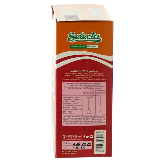 Йерба мате Selecta Compuesta Moringa cola de Caballo y Burrito  500 г оптом в BestTea, фото , изображение 4