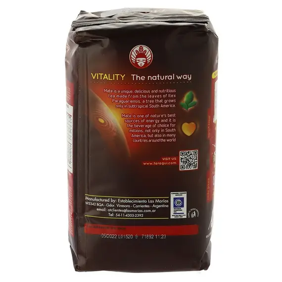 Йерба Мате Taragui Vitality 500 г в чайном магазине BestTea, фото , изображение 5