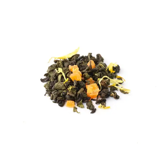 Чай зеленый Манго со сливками, ароматизированный в чайном магазине BestTea, фото , изображение 11
