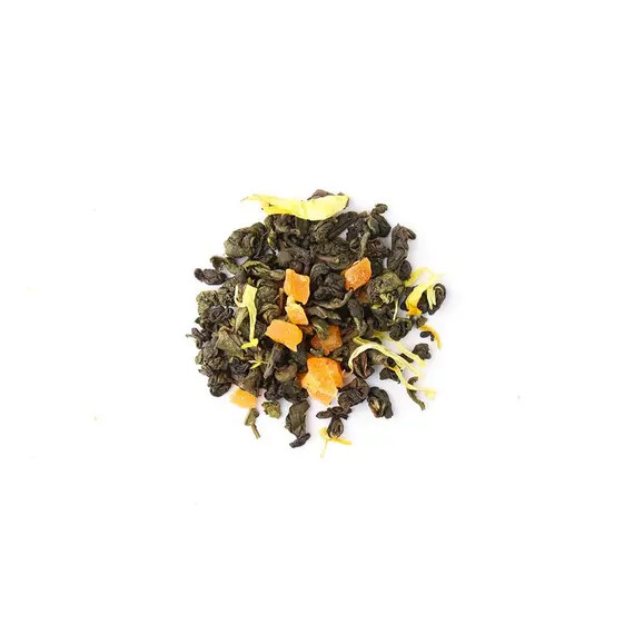 Чай зеленый Манго со сливками, ароматизированный в чайном магазине BestTea, фото , изображение 10