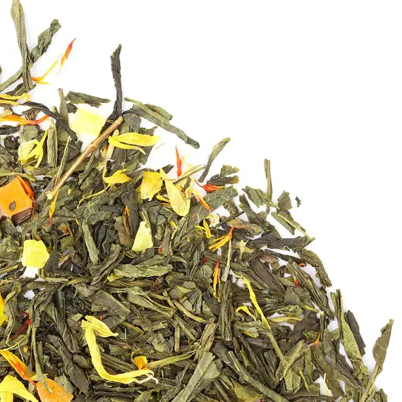 Чай зеленый Персиковый рай, ароматизированный в чайном магазине BestTea, фото , изображение 6