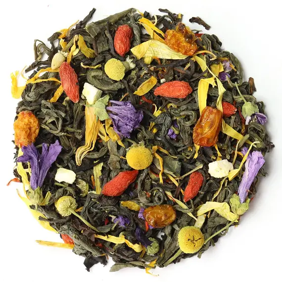 Чай черный-зеленый Молодости и красоты Премиум в чайном магазине BestTea, фото , изображение 7