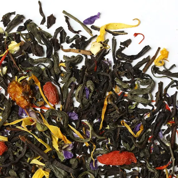 Чай черный-зеленый Молодости и красоты Премиум в чайном магазине BestTea, фото , изображение 6
