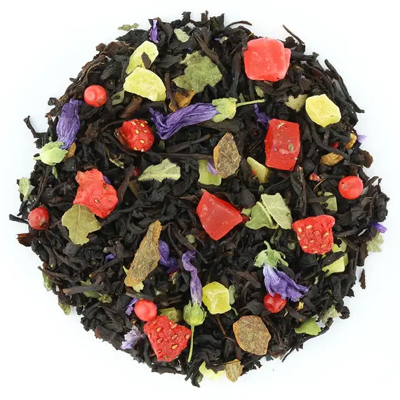 Чай черный Клубника с корицей оптом в BestTea, фото 