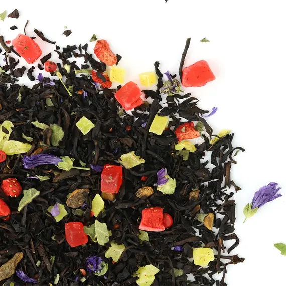 Чай черный Клубника с корицей оптом в BestTea, фото , изображение 2