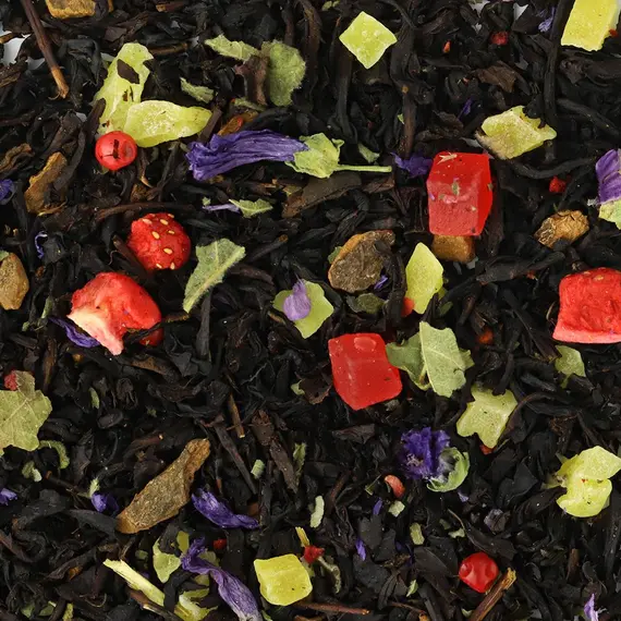 Чай черный Клубника с корицей оптом в BestTea, фото , изображение 5