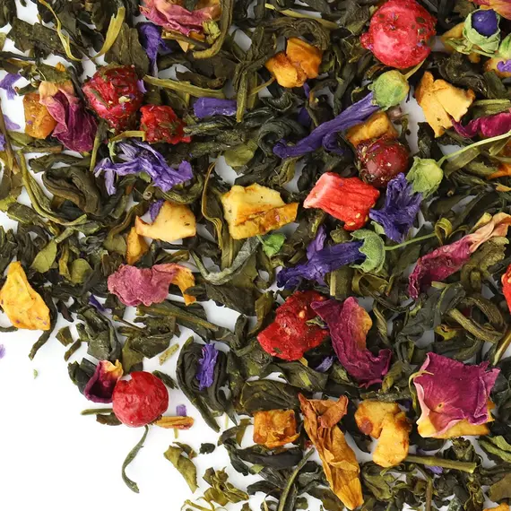 Чай зеленый Феерия Вкуса, ароматизированный в чайном магазине BestTea, фото , изображение 2