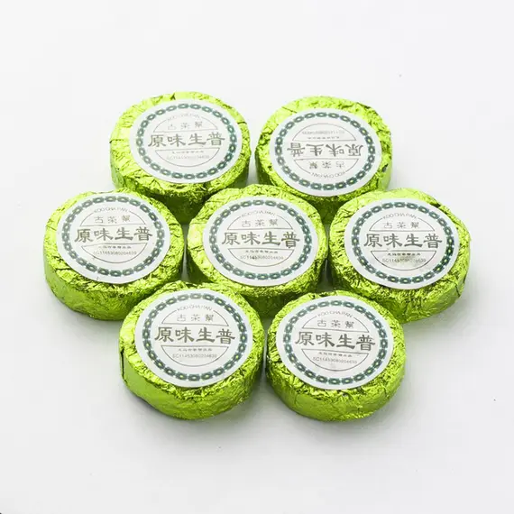 Чай пуэр Мини То Ча - Зеленая медалька, Шен 7 г в чайном магазине BestTea, фото , изображение 4