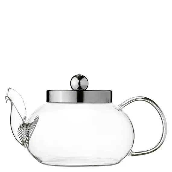 Чайник стеклянный Вишня 600 мл, Объем мл: 600 оптом в BestTea, фото 