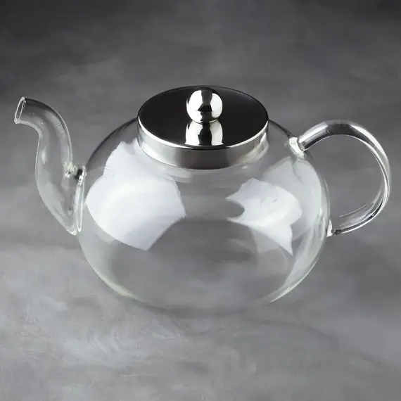 Чайник стеклянный Вишня 1000 мл, Объем мл: 1000 оптом в BestTea, фото , изображение 2
