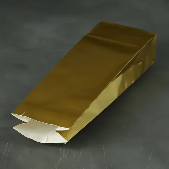 Пакет для чая трехслойный, бронзовый глянцевый, 50г, 170*50*30 мм, Цвет: Бронзовый в чайном магазине BestTea, фото , изображение 6