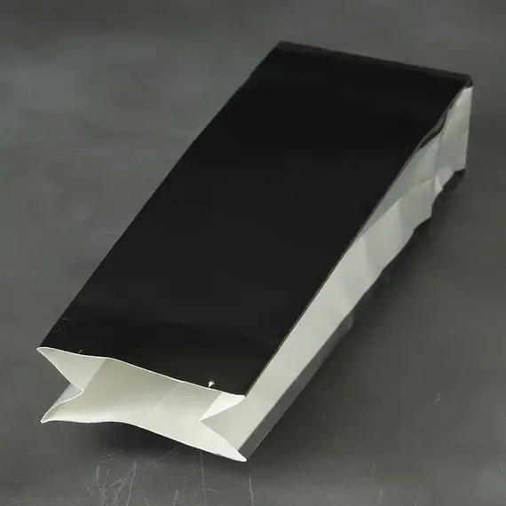 Пакет для чая трехслойный, черный/серебро матовый, 50 г, 170*50*30 мм, Цвет: Черный оптом в BestTea, фото , изображение 7