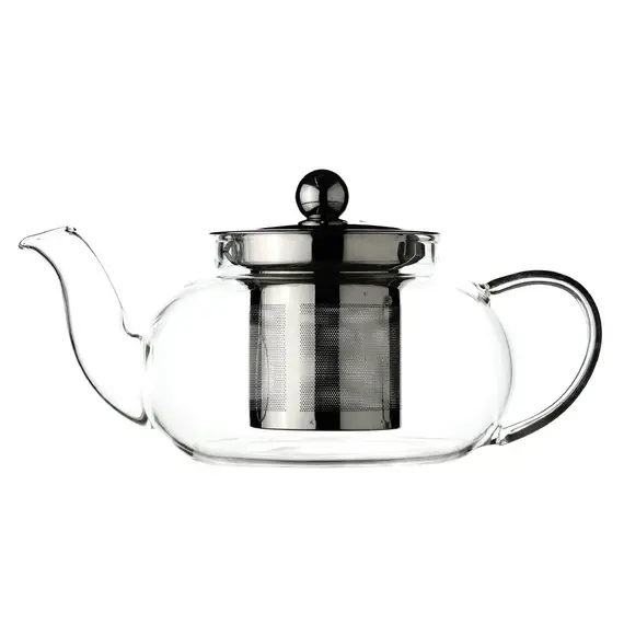 Чайник стеклянный Лондон с метал. колбой 600 мл оптом в BestTea, фото 