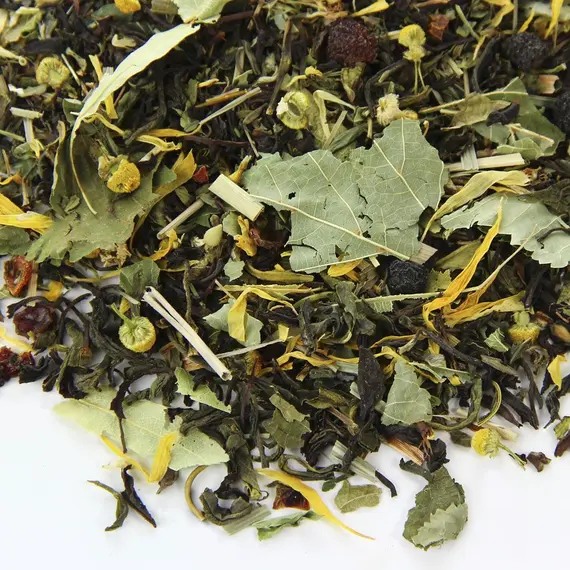 Чай черный-зеленый Монастырский, с добавками оптом в BestTea, фото , изображение 4