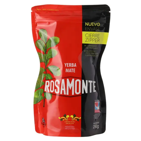 Йерба мате Rosamonte Traditional Zipper 250 г, Вес г: 250 оптом в BestTea, фото 