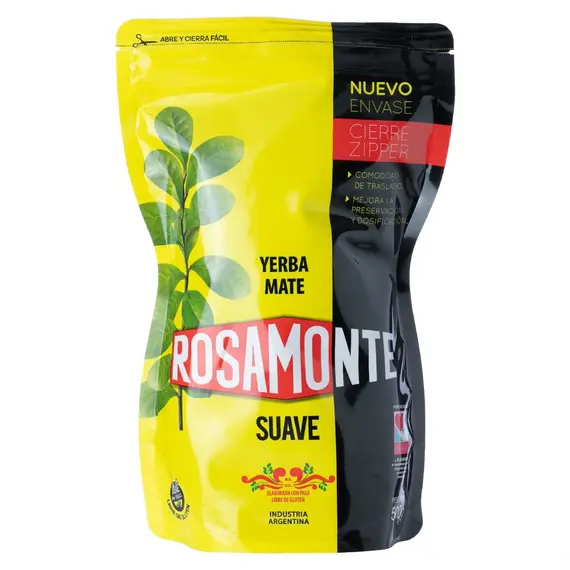 Йерба мате Rosamonte Suave Zipper 500 г, Вес г: 500 оптом в BestTea, фото 