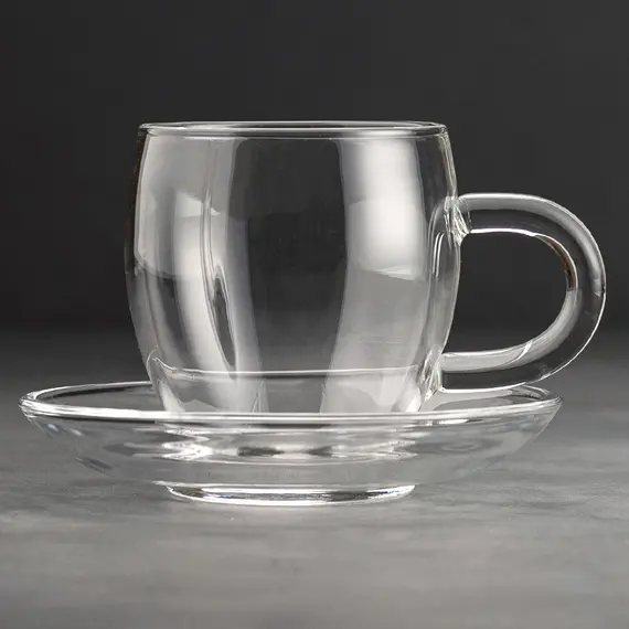 Чайная пара из стекла, 150 мл, Объем мл: 150 оптом в BestTea, фото , изображение 3