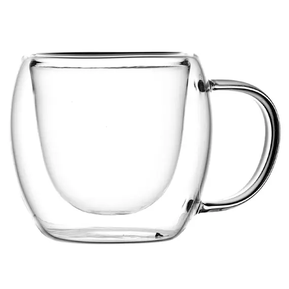 Кружка необжигающая стеклянная 130 мл оптом в BestTea, фото 