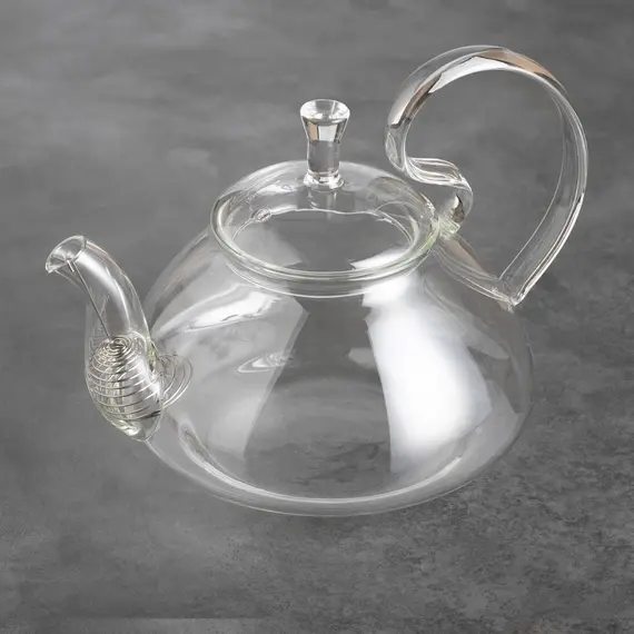 Чайник стеклянный Ландыш 1200 мл, Объем мл: 1200 оптом в BestTea, фото , изображение 2