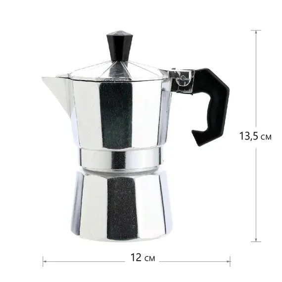 Кофеварка гейзерная на 1 чашку Classica, 75 мл, Количество порций: 1 оптом в BestTea, фото , изображение 2