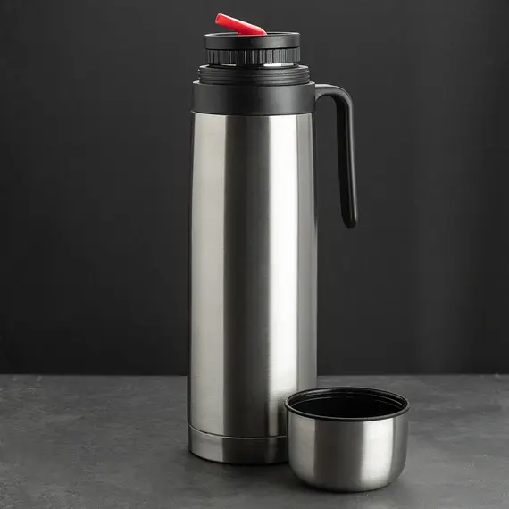 Термос для Мате, с ручкой 1л в чайном магазине BestTea, фото , изображение 4