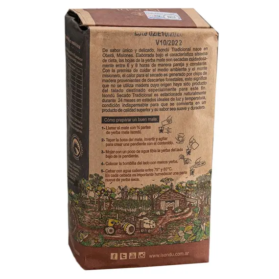 Йерба Мате Isondu Tradicional 500г оптом в BestTea, фото , изображение 2