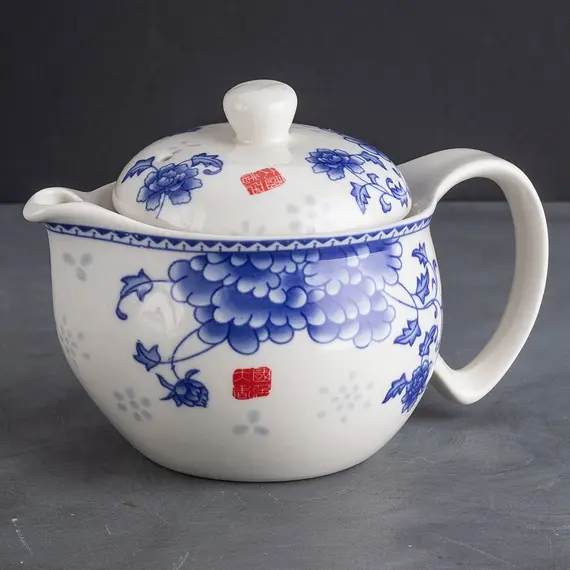 Сервиз чайный Канси 7 предметов Цветок: чайник и чашки оптом в BestTea, фото , изображение 4