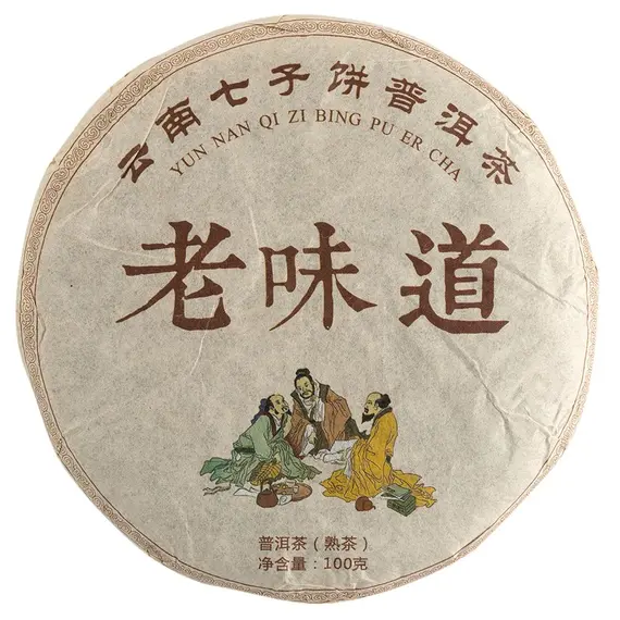 Чай пуэр Старый вкус, Шу, блин 100 гр в чайном магазине BestTea, фото 