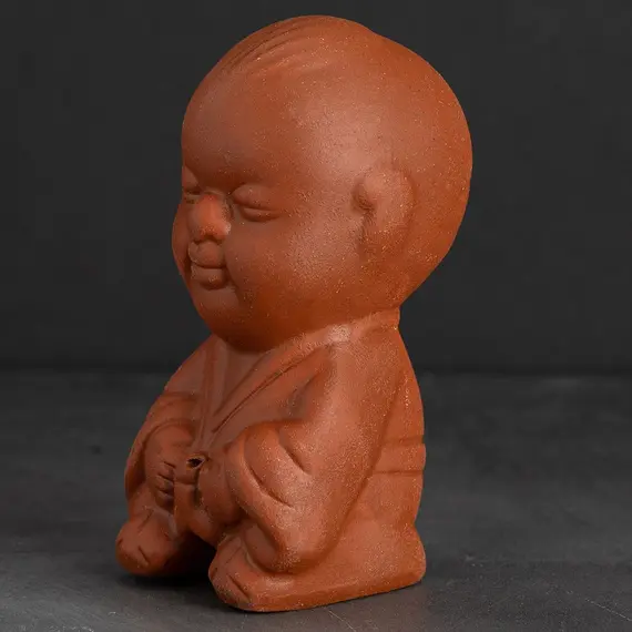Игрушка глиняная для китайской церемонии Чайный Мальчик, большой оптом в BestTea, фото , изображение 4