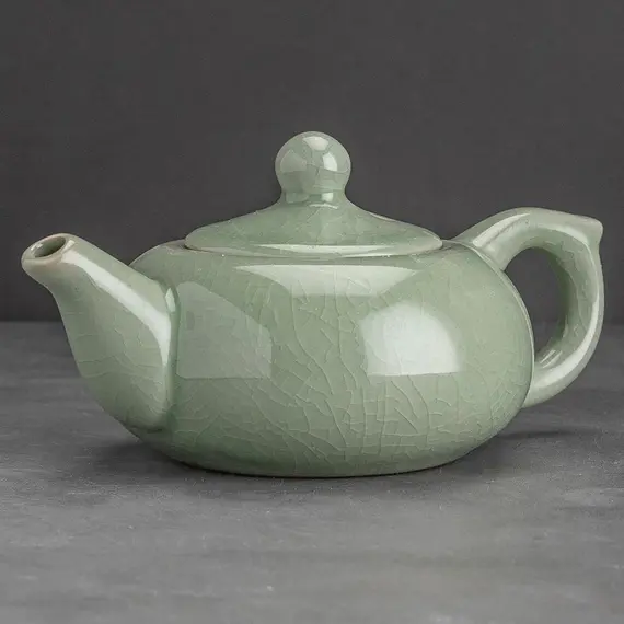 Сервиз чайный 7 предметов Кракелюр: чайник и пиалы оптом в BestTea, фото , изображение 5
