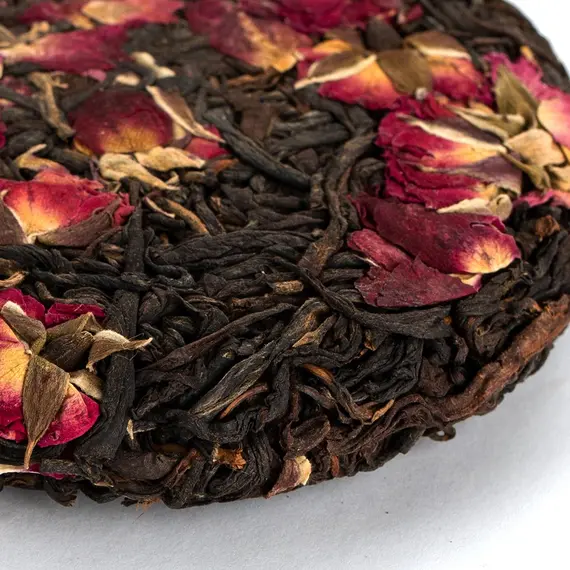 Красный чай с розой, прессованный блин 92-100 г оптом в BestTea, фото , изображение 4