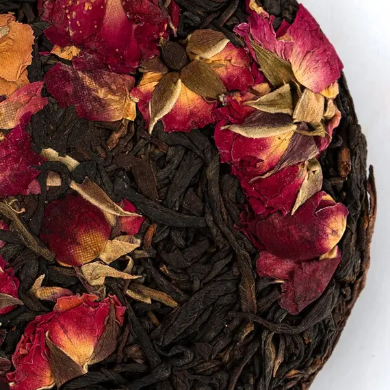 Красный чай с розой, прессованный блин 92-100 г оптом в BestTea, фото , изображение 5