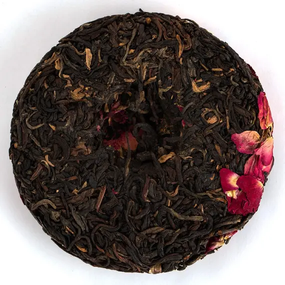 Красный чай с розой, прессованный блин 92-100 г оптом в BestTea, фото , изображение 6