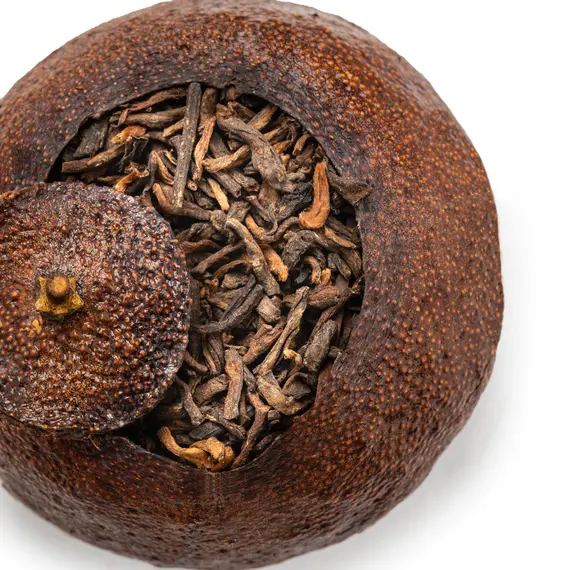 Чай пуэр В мандарине, Шу в чайном магазине BestTea, фото , изображение 3