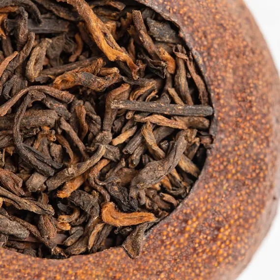 Чай пуэр В мандарине, Шу в чайном магазине BestTea, фото , изображение 4