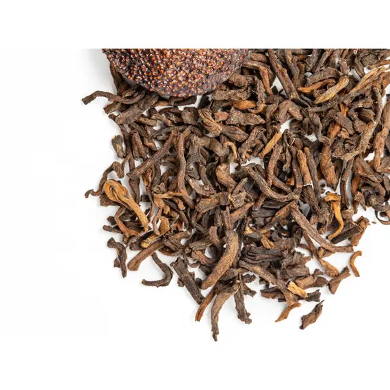 Чай пуэр В мандарине, Шу в чайном магазине BestTea, фото , изображение 7