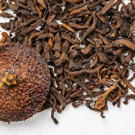Чай пуэр В мандарине, Шу в чайном магазине BestTea, фото , изображение 6