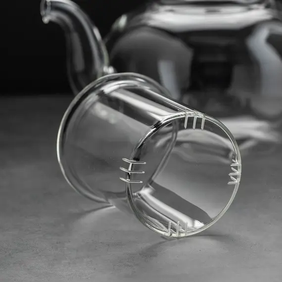 Чайник стеклянный Шафран 1200 мл оптом в BestTea, фото , изображение 4