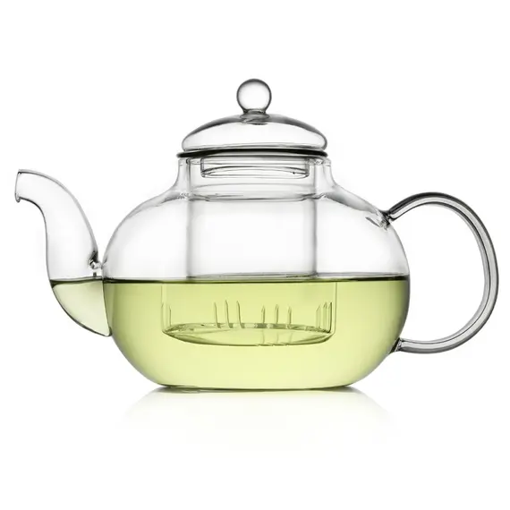 Чайник стеклянный Шафран 1200 мл оптом в BestTea, фото 