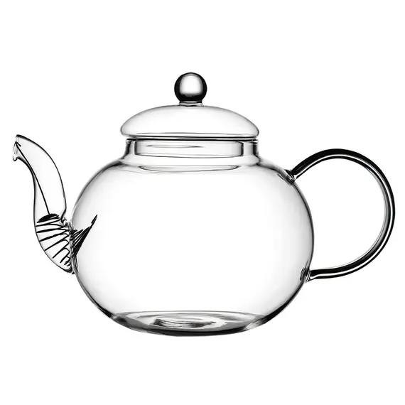 Чайник стеклянный круглый Тюльпан, 1200 мл, Объем мл: 1200 оптом в BestTea, фото , изображение 2