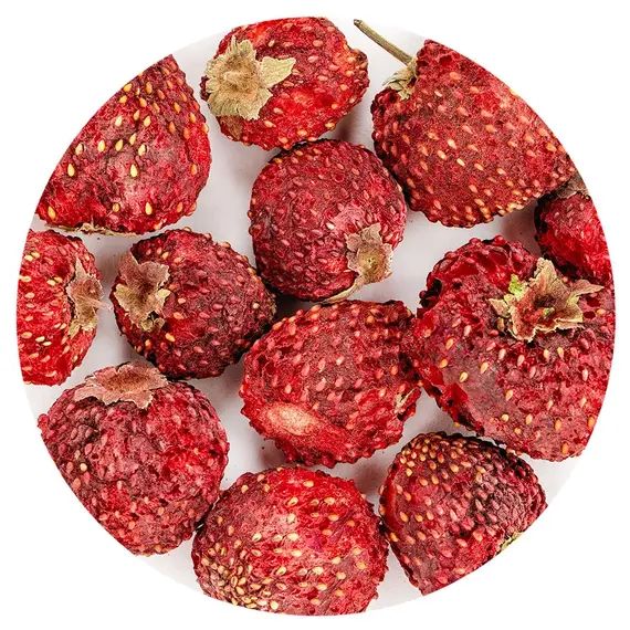 Клубника сушеная с плодоножкой оптом в BestTea, фото 
