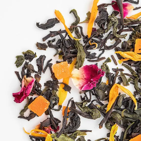 Чай черный-зеленый Сны Клеопатры, ароматизированный оптом в BestTea, фото , изображение 3