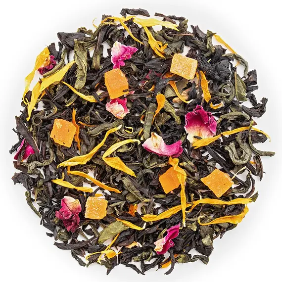 Чай черный-зеленый Сны Клеопатры, ароматизированный оптом в BestTea, фото 