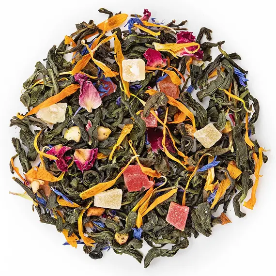 Чай зеленый Мулен Руж, ароматизированный в чайном магазине BestTea, фото , изображение 2