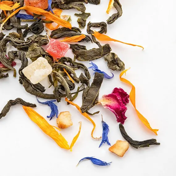Чай зеленый Мулен Руж, ароматизированный в чайном магазине BestTea, фото , изображение 4